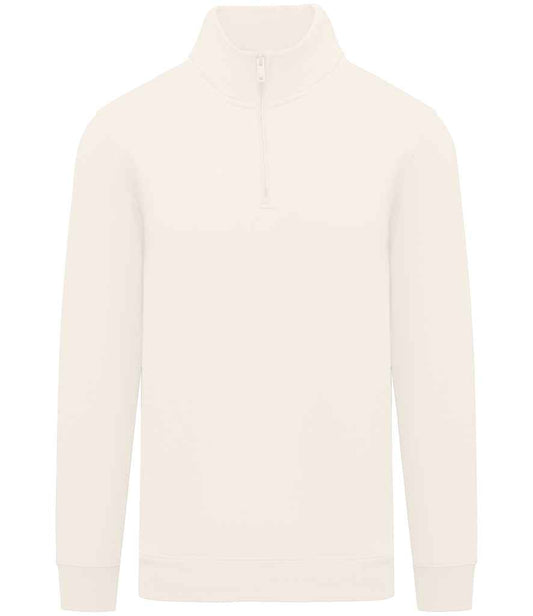 Native Spirit 1/4 Zip Sweatshirt in Ivory