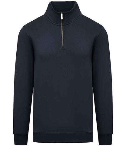 Native Spirit 1/4 Zip Sweatshirt in Navy