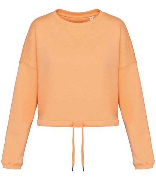 Native Spirit Ladies Oversized Cropped Sweatshirt