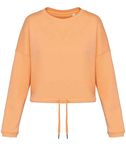 Native Spirit Ladies Oversized Cropped Sweatshirt