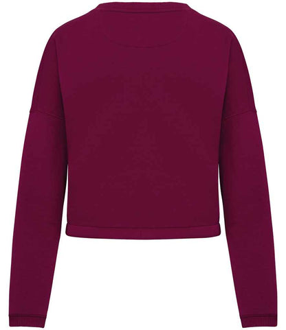 Native Spirit Ladies Oversized Cropped Sweatshirt