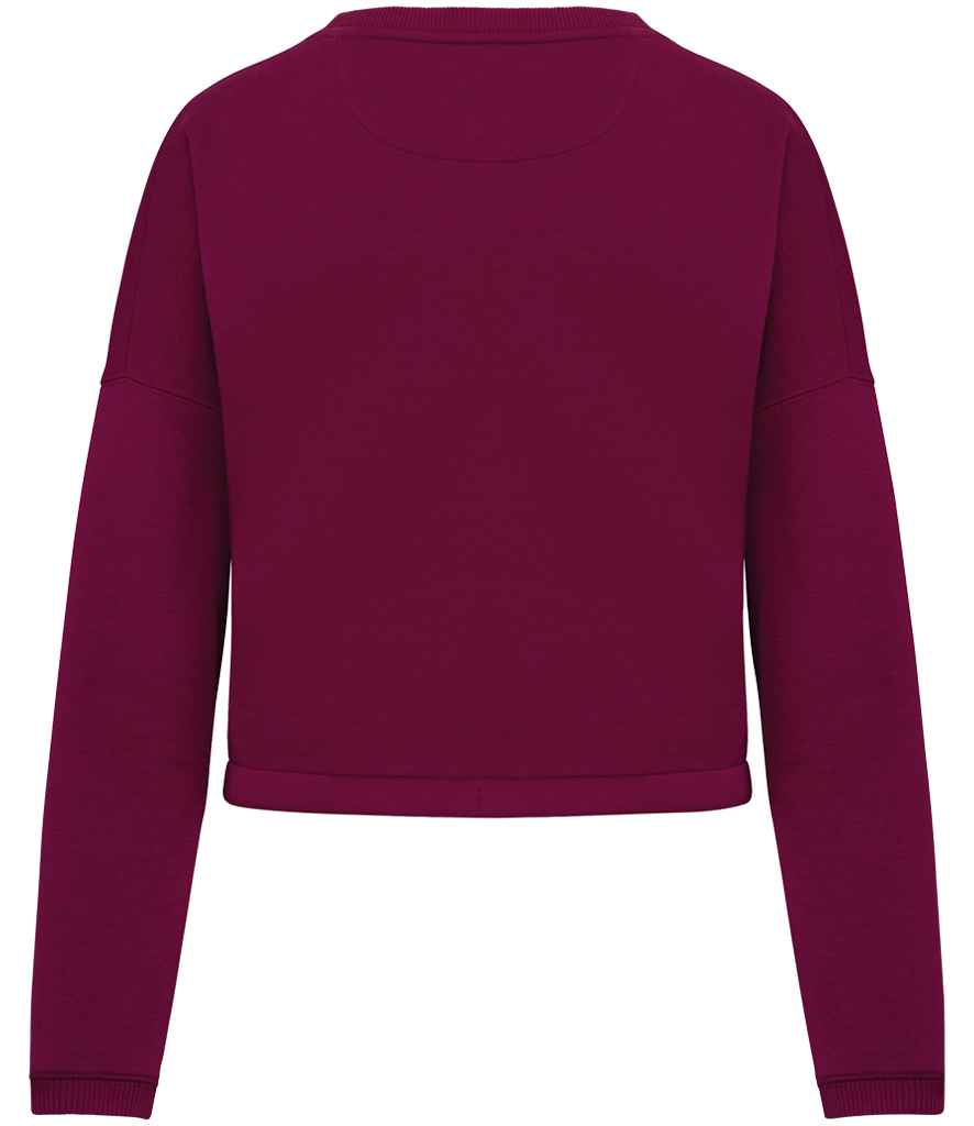 Native Spirit Ladies Oversized Cropped Sweatshirt