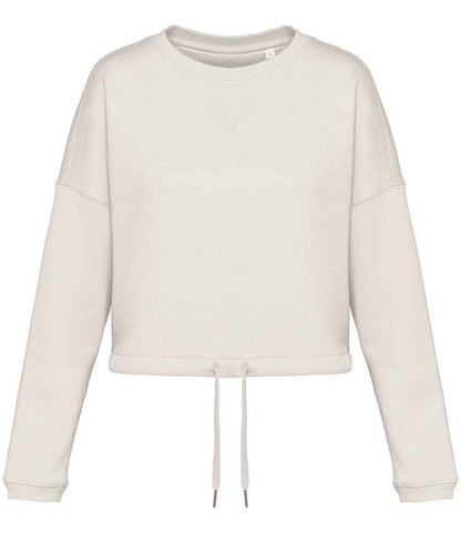 Native Spirit Ladies Oversized Cropped Sweatshirt