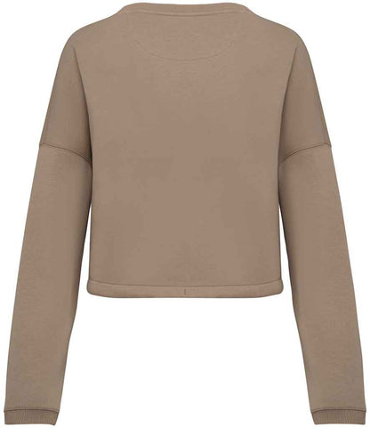 Native Spirit Ladies Oversized Cropped Sweatshirt