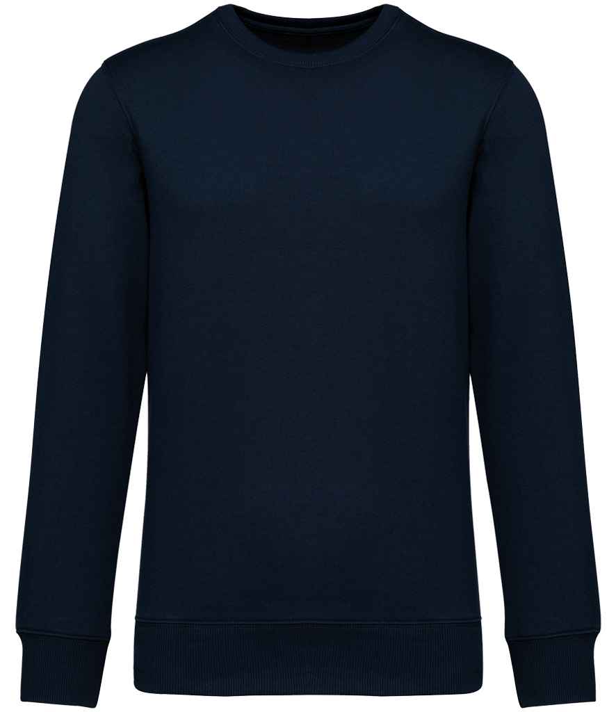 Native Spirit Unisex French Terry Crew Neck Sweatshirt in Navy