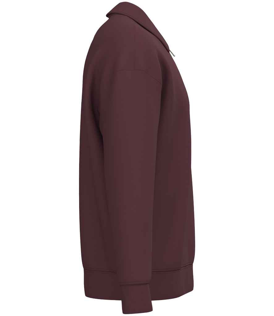 Native Spirit Unisex 1/4 Zip Sweatshirt with Polo Collar