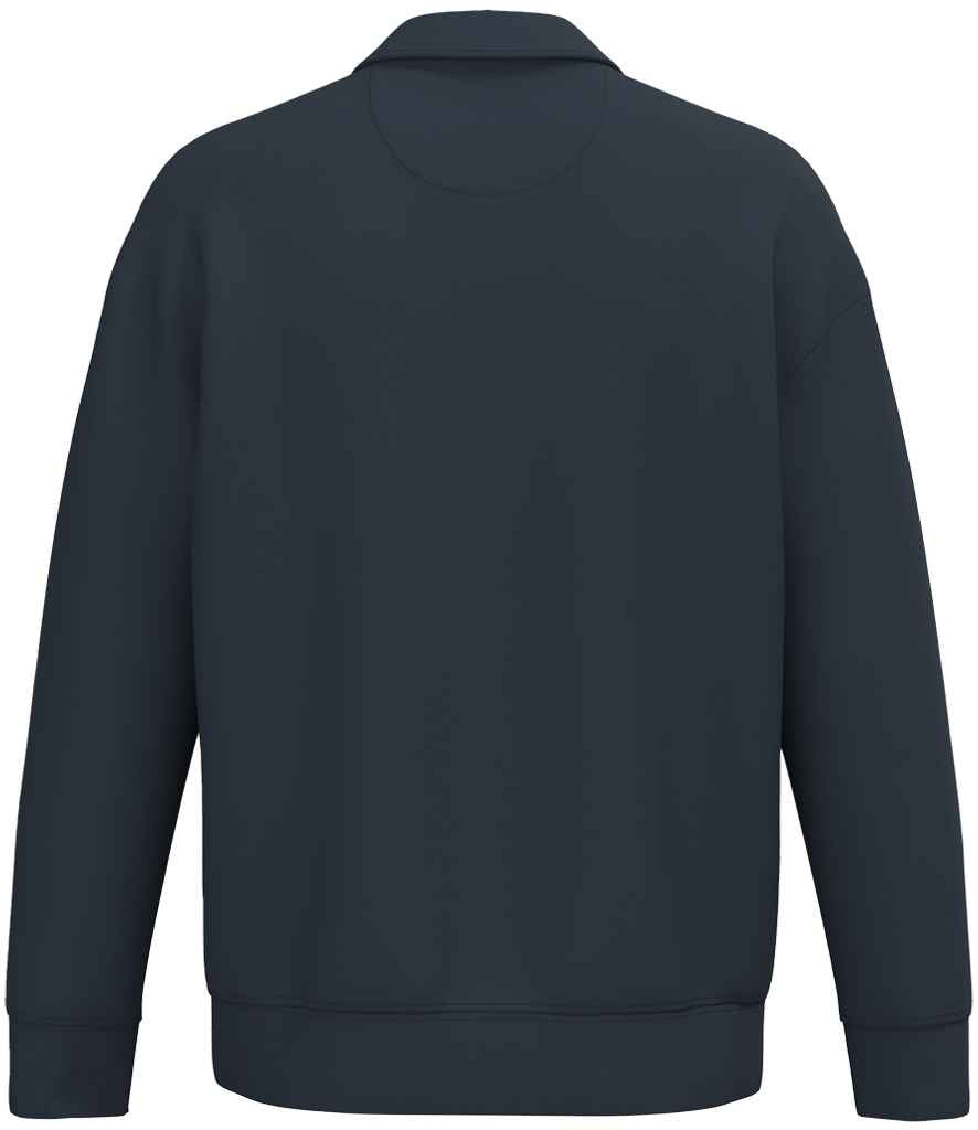 Native Spirit Unisex 1/4 Zip Sweatshirt with Polo Collar