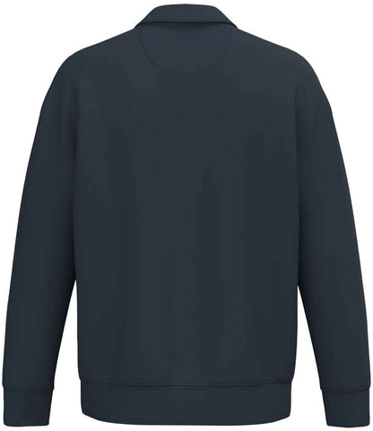 Native Spirit Unisex 1/4 Zip Sweatshirt with Polo Collar