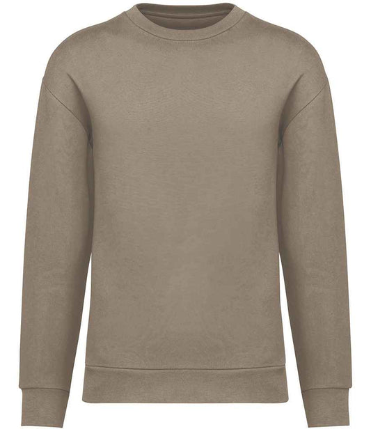 Native Spirit Unisex Crew Neck Sweatshirt in Wet Sand