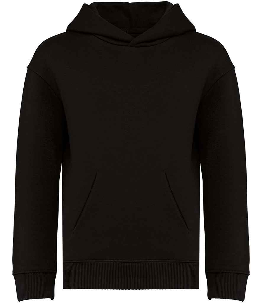 Native Spirit Kids Oversized Hooded Sweatshirt in Black