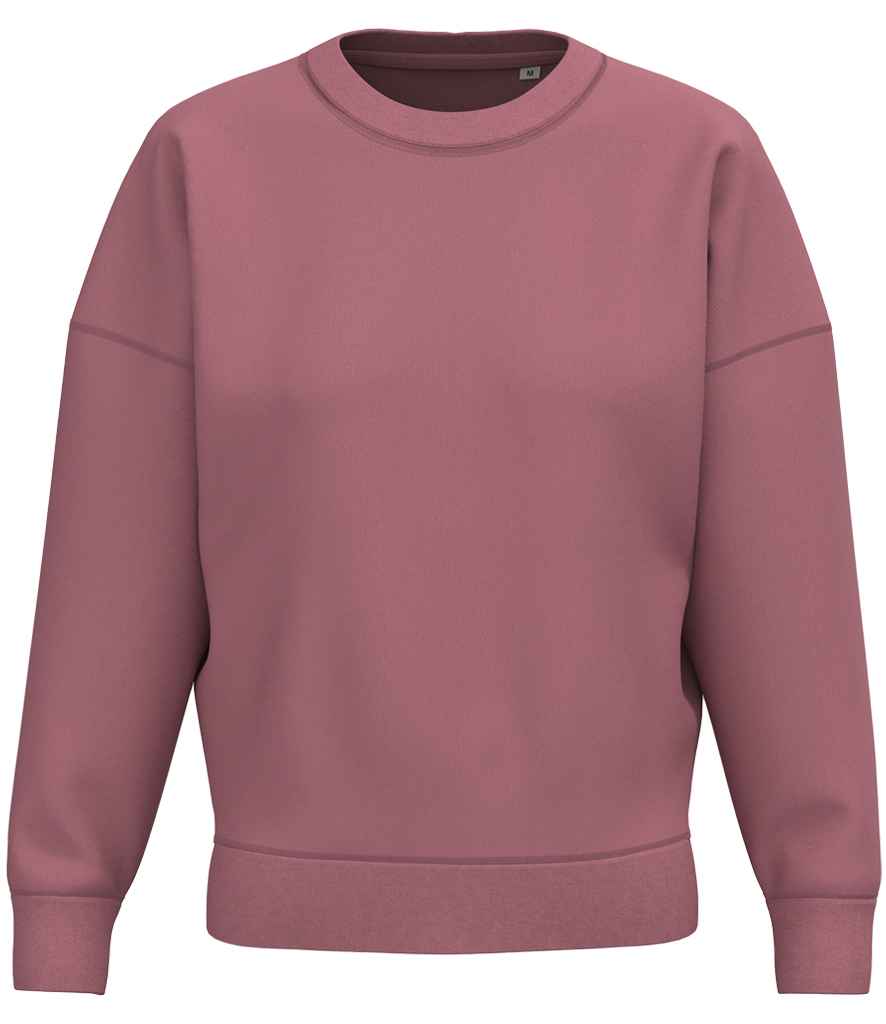 Native Spirit Ladies Crew Neck Sweatshirt in Antique Rose