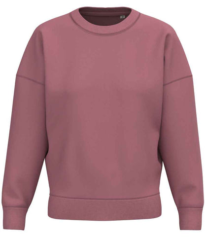 Native Spirit Ladies Crew Neck Sweatshirt in Antique Rose