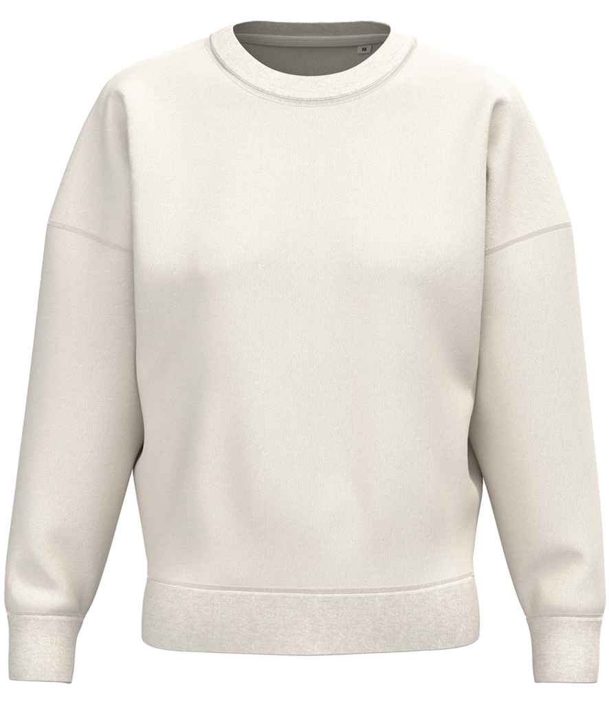 Native Spirit Ladies Crew Neck Sweatshirt in Ivory
