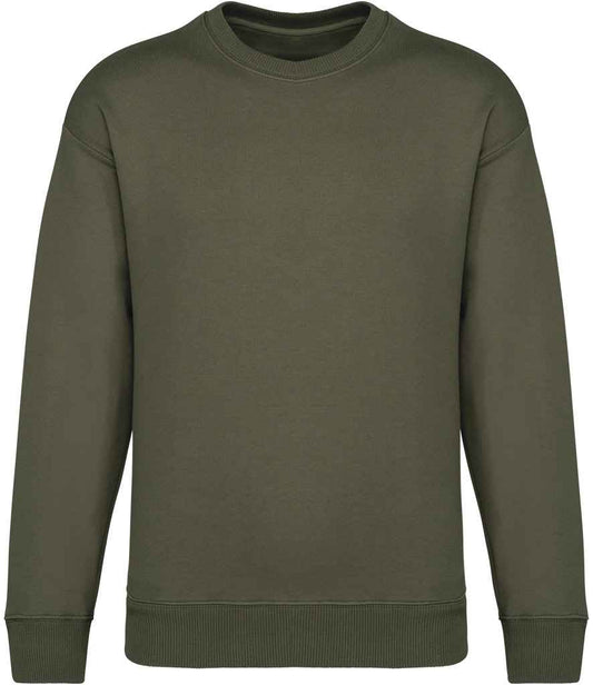 Native Spirit Unisex Oversized Sweatshirt in Organic Khaki