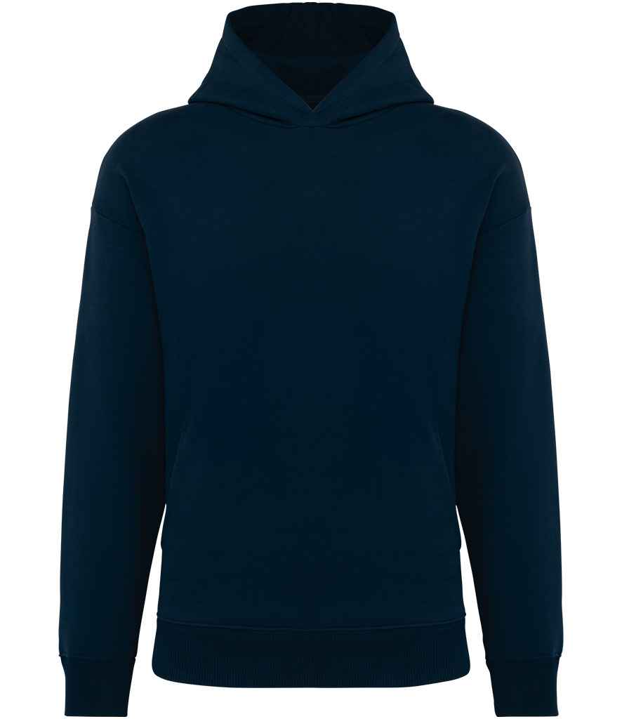 Native Spirit Unisex Oversized Hooded Sweatshirt in Navy