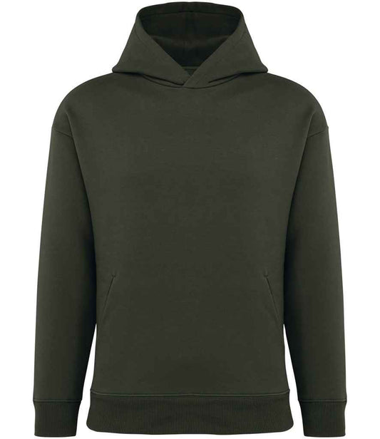 Native Spirit Unisex Oversized Hooded Sweatshirt in Organic Khaki