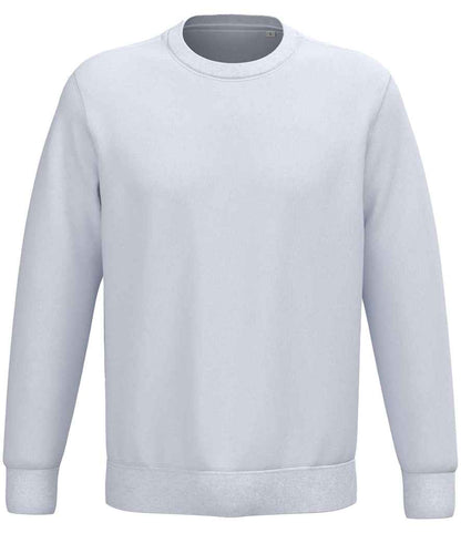 Native Spirit Unisex Crew Neck Sweatshirt in White