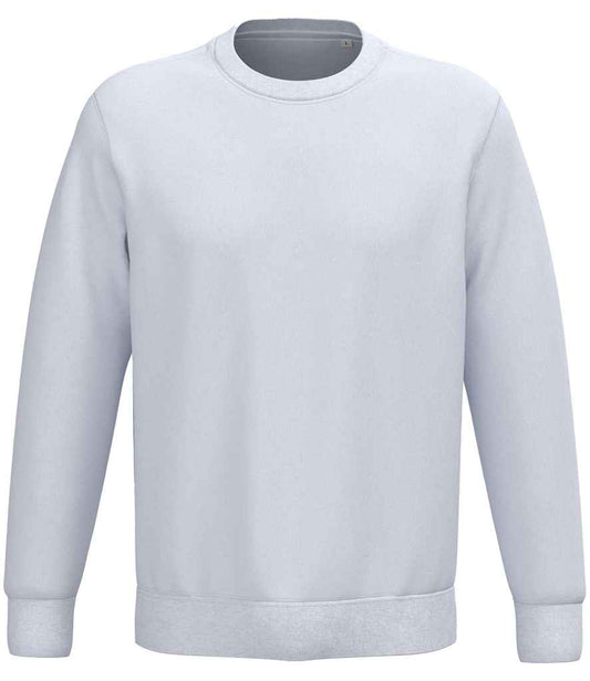 Native Spirit Unisex Crew Neck Sweatshirt in White
