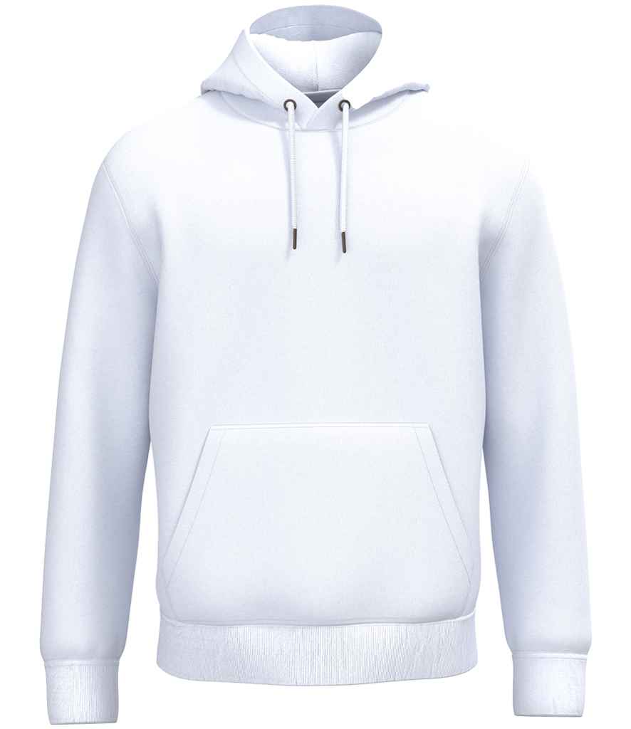 Native Spirit Unisex Hooded Sweatshirt in White