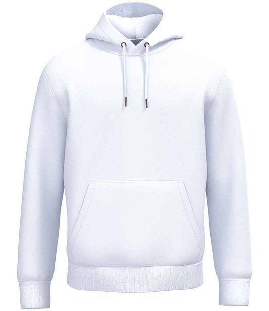 Native Spirit Unisex Hooded Sweatshirt in White