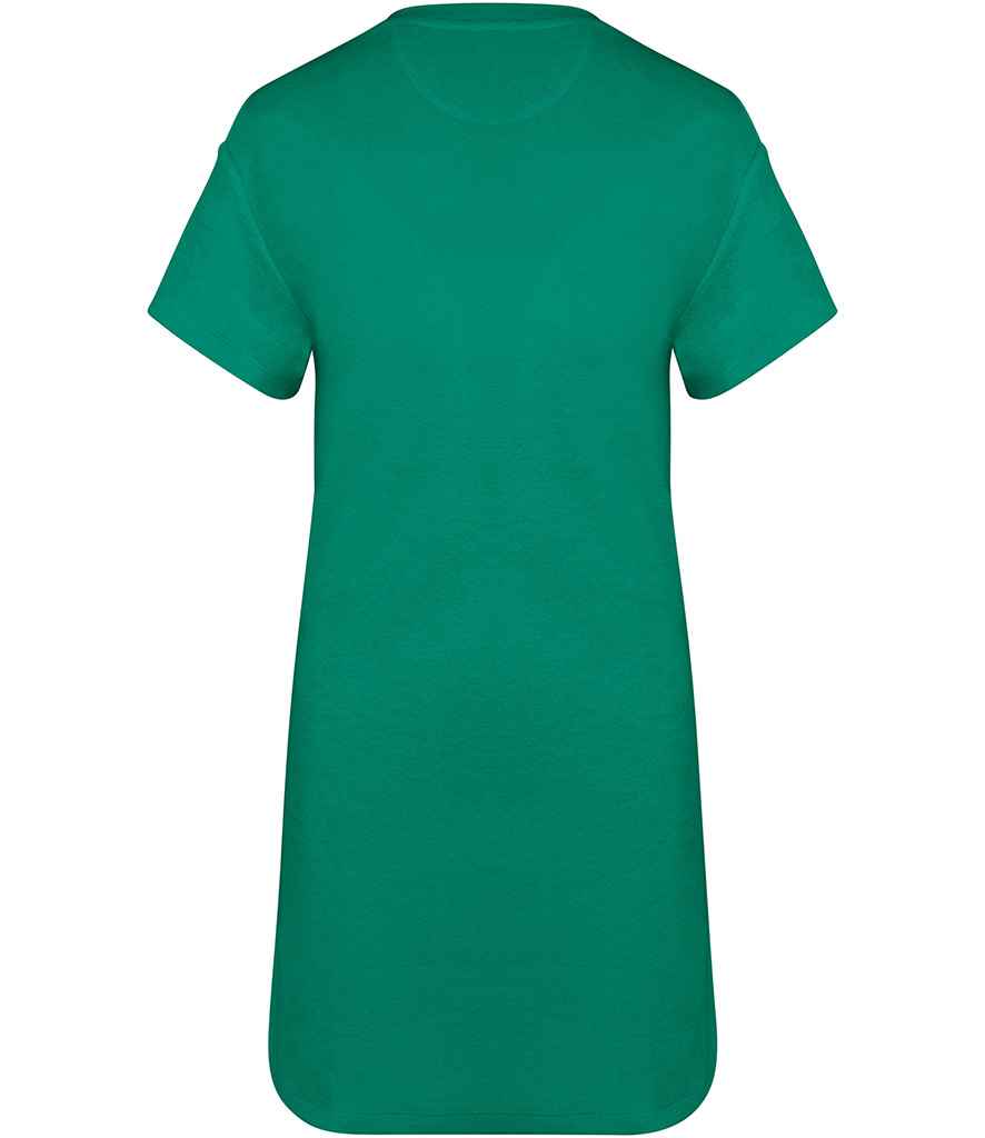 Native Spirit Ladies Terry Towel Dropped Shoulder T-Shirt Dress