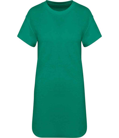 Native Spirit Ladies Terry Towel Dropped Shoulder T-Shirt Dress