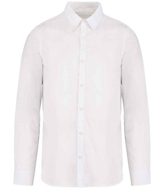 Native Spirit Washed Long Sleeve Shirt in Washed White