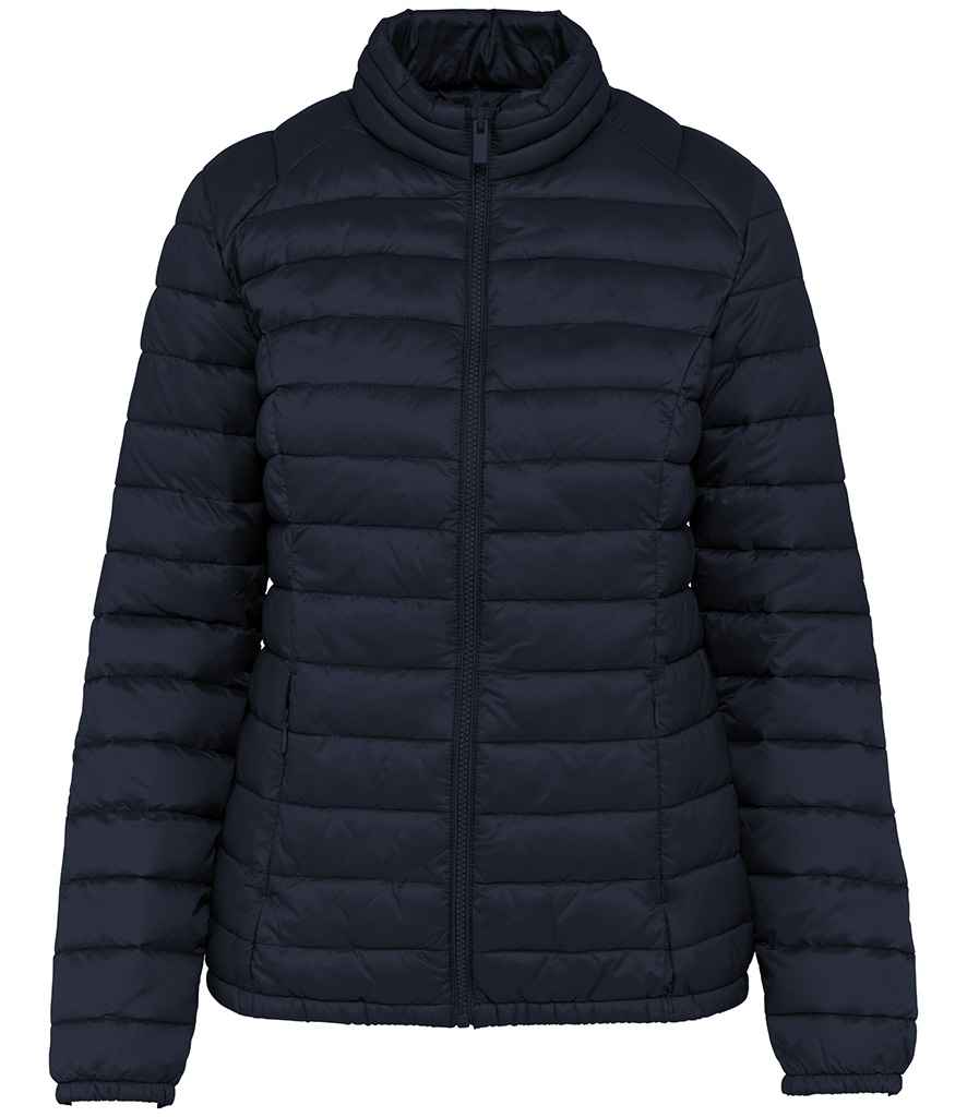 Native Spirit Ladies Lightweight Recycled Padded Jacket in Navy
