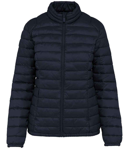 Native Spirit Ladies Lightweight Recycled Padded Jacket in Navy