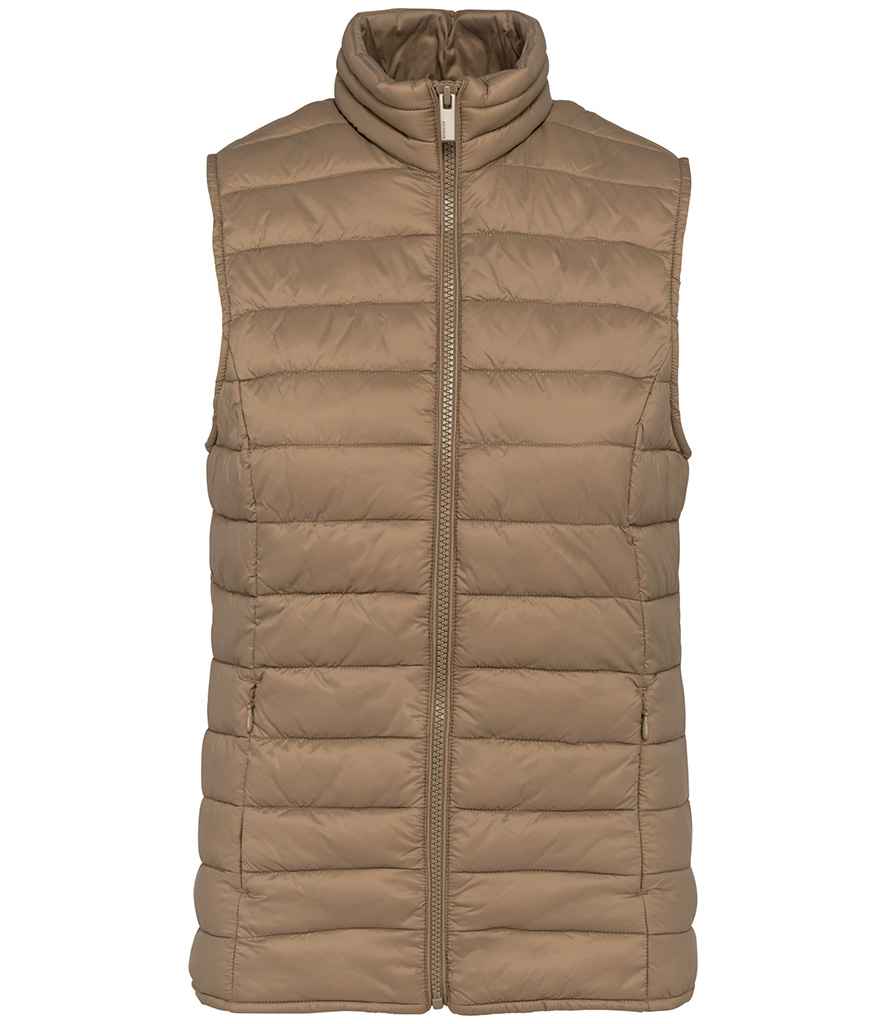 Native Spirit Ladies Light Recycled Bodywarmer in Driftwood