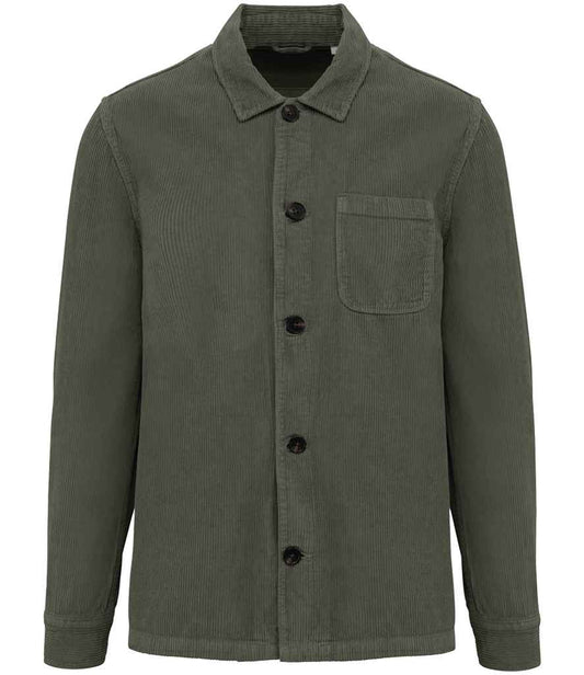Native Spirit Corduroy Jacket in Washed Organic Khaki