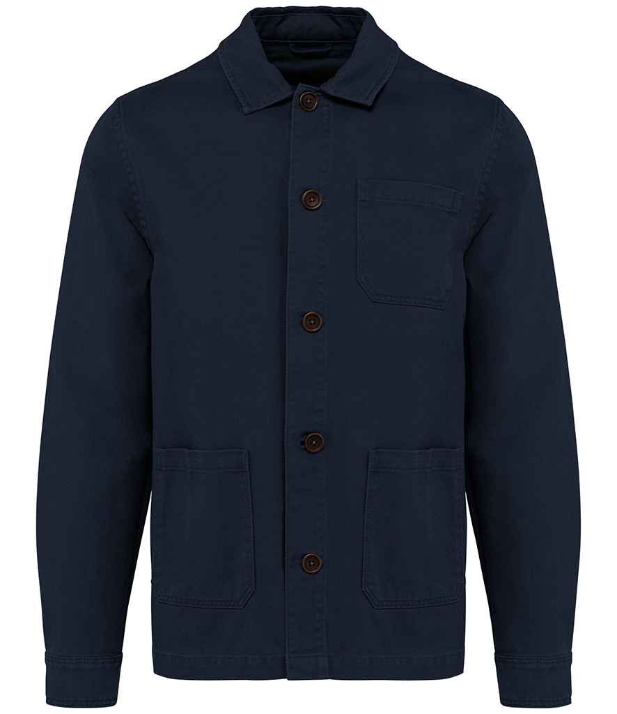 Native Spirit Worker Faded Jacket in Washed Navy