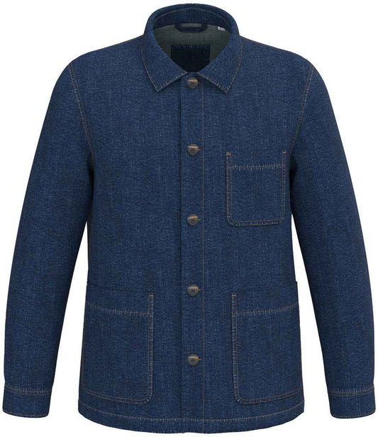 Native Spirit Unisex Dropped Shoulder Denim Jacket in Denim