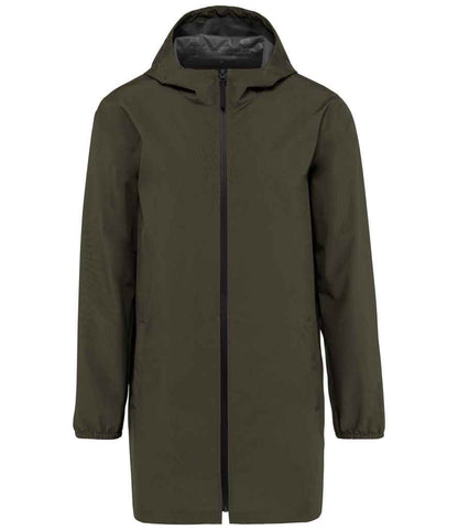 Native Spirit Unisex Waterproof Jacket in Organic Khaki