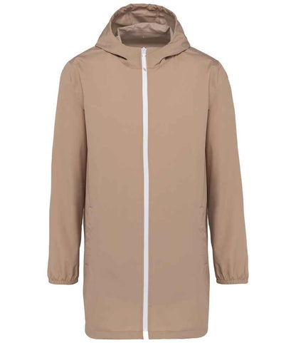 Native Spirit Unisex Waterproof Jacket in Wet Sand
