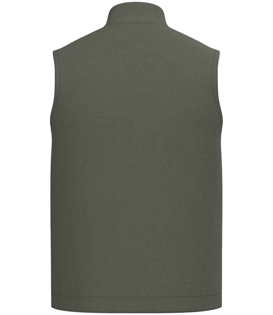 Native Spirit Unisex Twill Bodywarmer with Varsity Collar