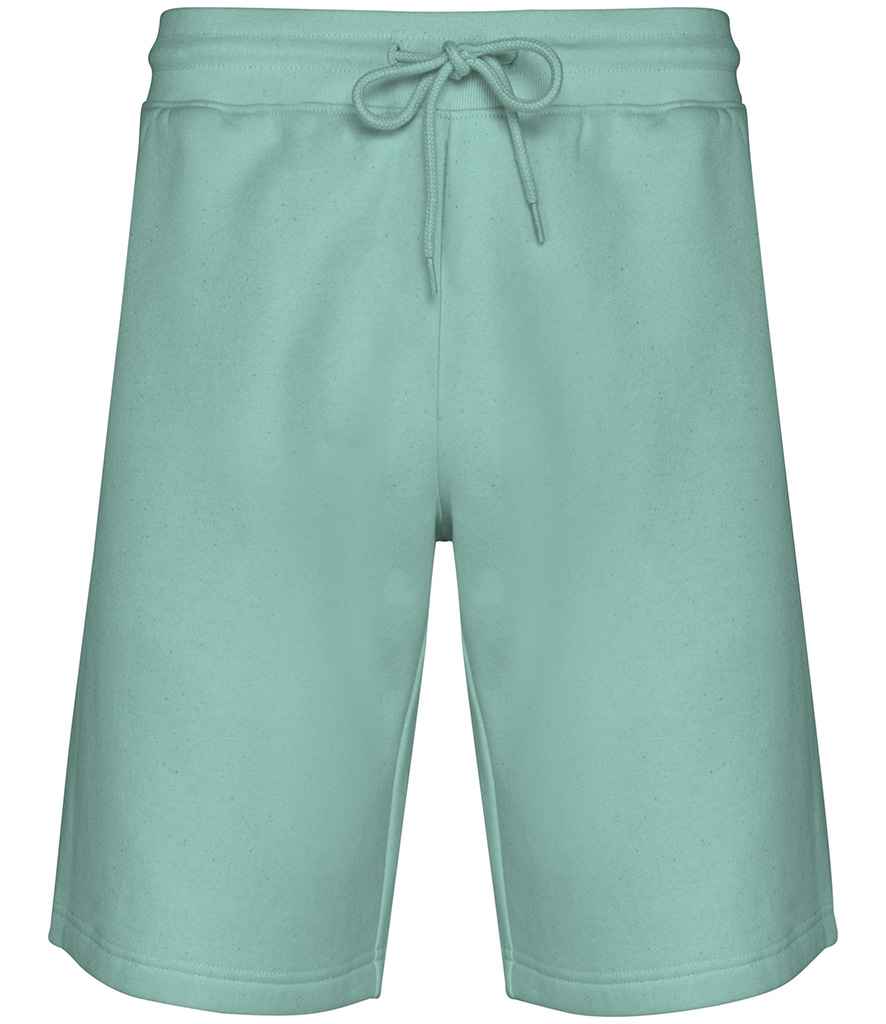 Native Spirit Bermuda Sweat Shorts in Jade Green