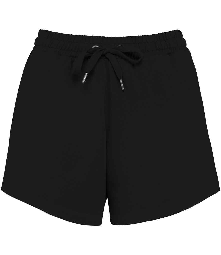 Native Spirit Ladies Terry 280 Shorts in Washed Black