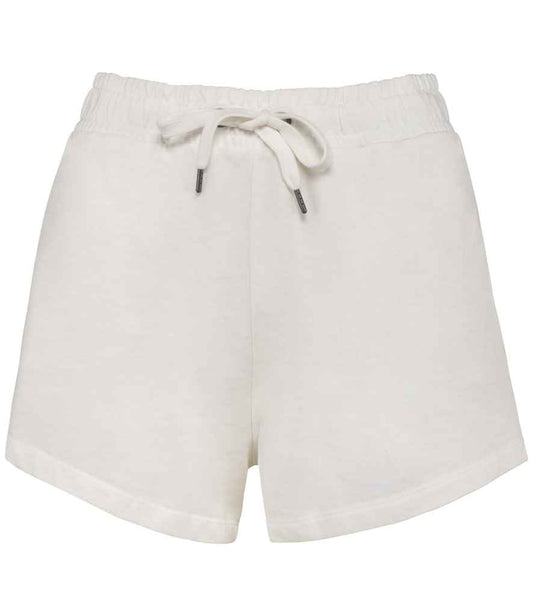 Native Spirit Ladies Terry 280 Shorts in Washed Ivory