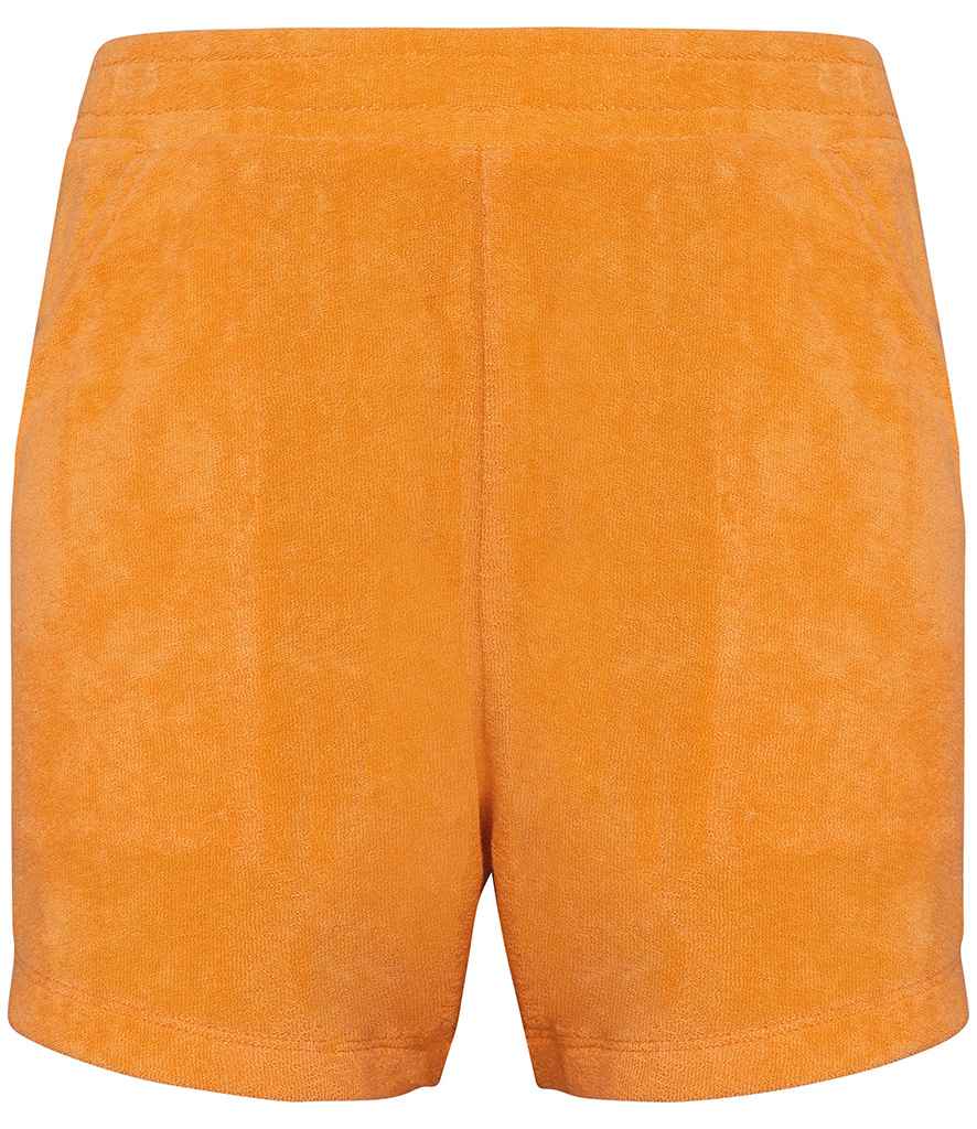 Native Spirit Kids Terry Towel Shorts in Apricot
