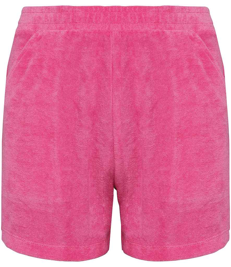 Native Spirit Kids Terry Towel Shorts in Candy Rose