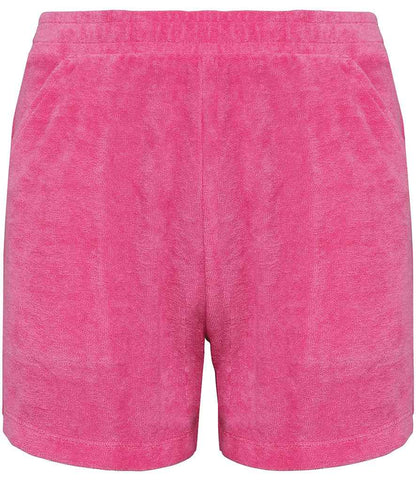 Native Spirit Kids Terry Towel Shorts in Candy Rose