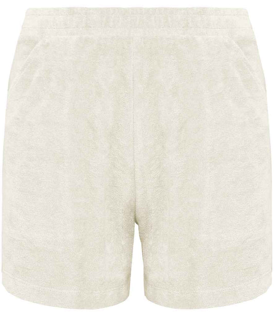 Native Spirit Kids Terry Towel Shorts in Ivory