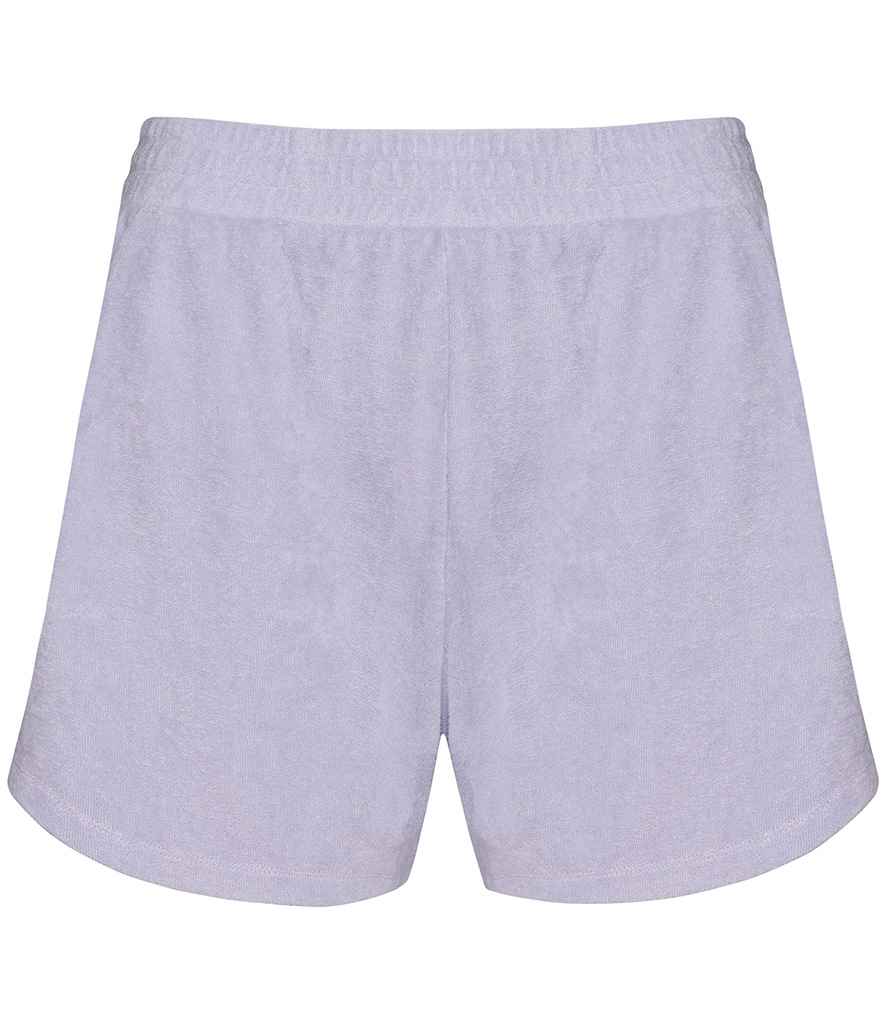 Native Spirit Ladies Terry Towel Shorts in Parma