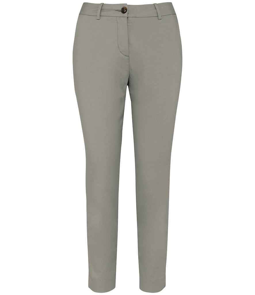 Native Spirit Ladies Chino Trousers in Almond Green