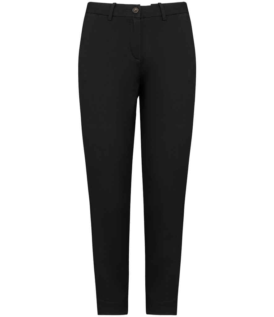 Native Spirit Ladies Chino Trousers in Black