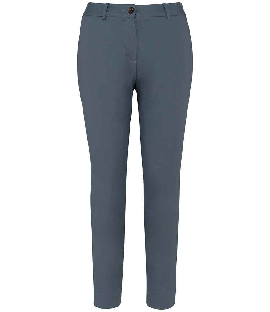 Native Spirit Ladies Chino Trousers in Mineral Grey