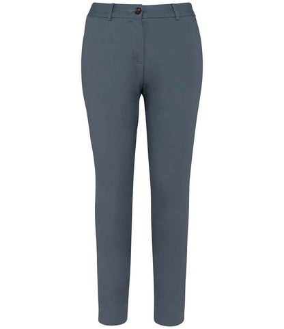 Native Spirit Ladies Chino Trousers in Mineral Grey