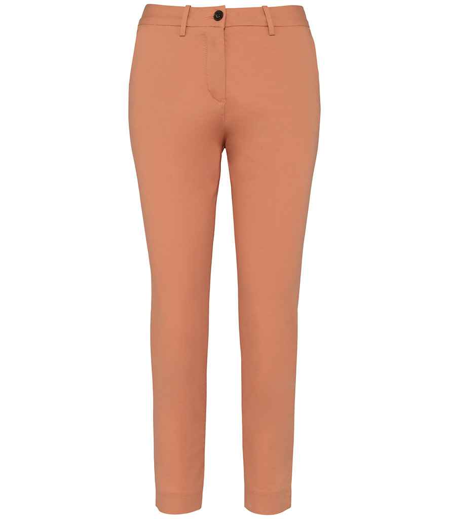 Native Spirit Ladies Chino Trousers in Peach