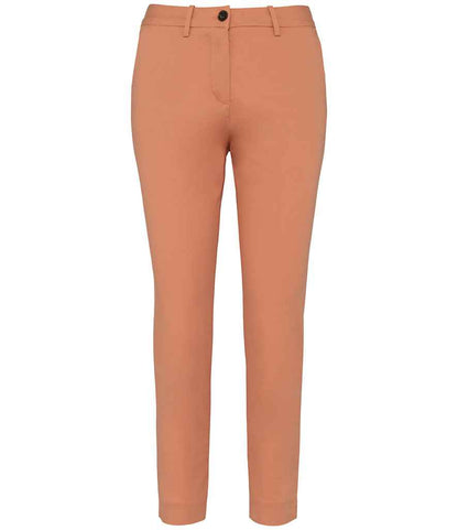 Native Spirit Ladies Chino Trousers in Peach